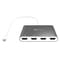 Фото - Адаптер J5create USB-A - 4 HDMI (M/F), Silver (JCA366-N) | click.ua