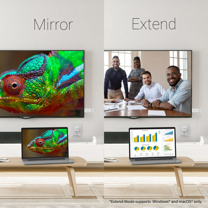 Беспроводной адаптер дисплея ScreenCast J5create 4K до 15м (JVAW76-N)