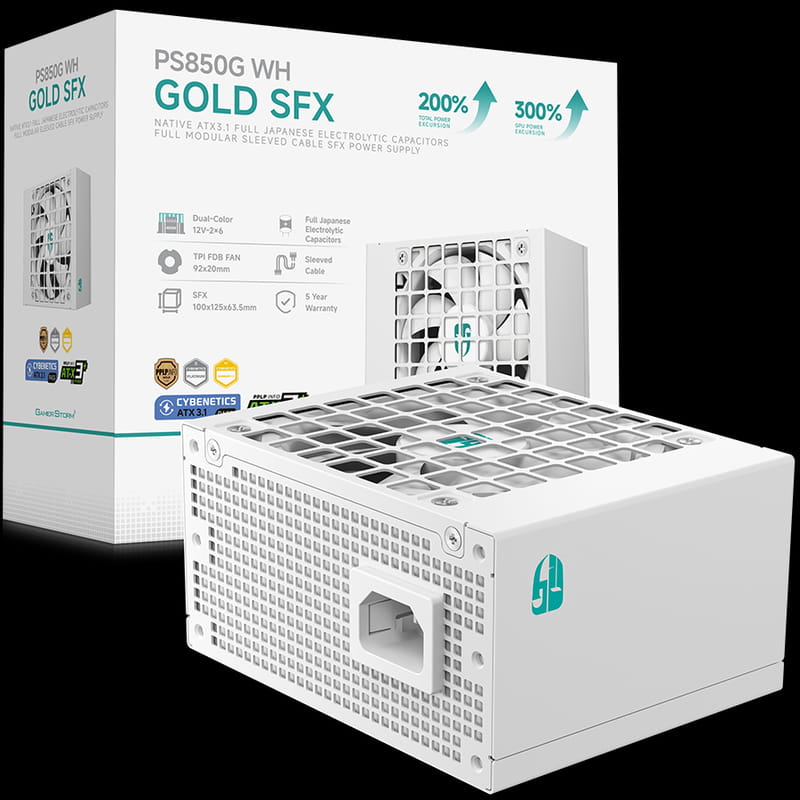 Блок питания DeepCool GamerStorm PS850G 850W White (R-PS850G-FE0W-JGEU)