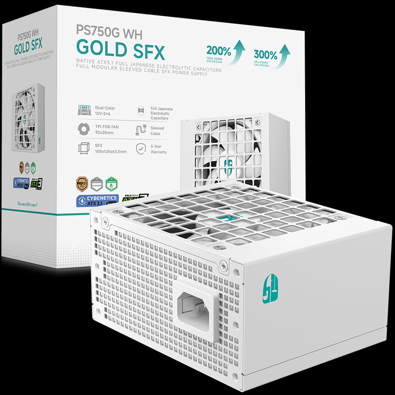 Блок питания DeepCool GamerStorm PS750G 750W White (R-PS750G-FE0W-JGEU)