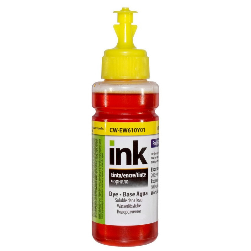 Чернила ColorWay EPSON XP103/600 (Yellow) (CW-EW610Y01) 100мл