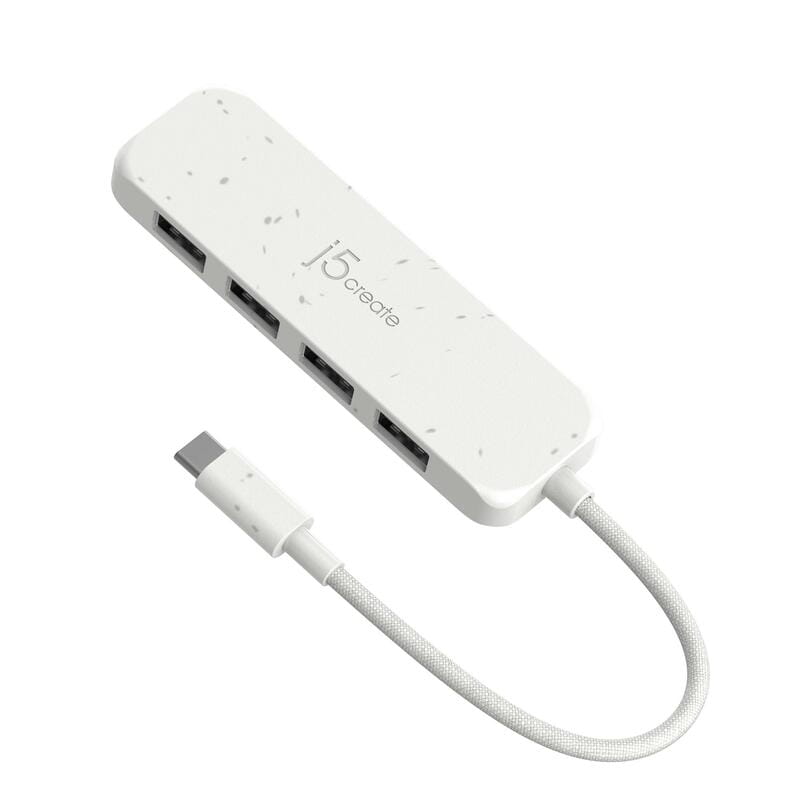 USB-хаб J5create 4 USB-A White (JCH341EW-N)