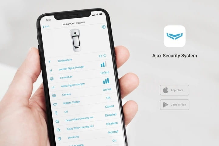 Бездротовий датчик руху з камерою Ajax MotionCam Outdoor (PhOD) Jeweller (8EU) White