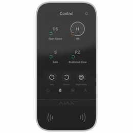 Беспроводная сенсорная клавиатура Ajax KeyPad TouchScreen (8EU) ASP White