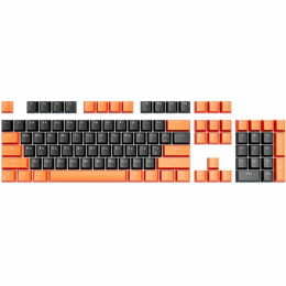 Набір кейкапів Dark Project PBT KS-43 ENG/RU/UA Black/Orange (DP-KS-0043)