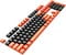 Фото - Набір кейкапів Dark Project PBT KS-43 ENG/RU/UA Black/Orange (DP-KS-0043) | click.ua