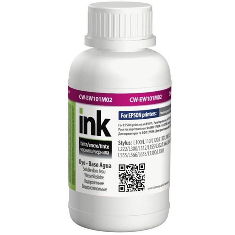 Чернила CW EPSON L100/200 (Magenta) (CW-EW101M02) (T6643) 200мл