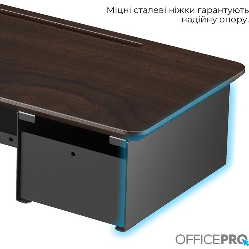 Подставка для монитора OfficePro MR161DW Dark Wood/Black
