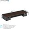 Фото - Подставка для монитора OfficePro MR161DW Dark Wood/Black | click.ua