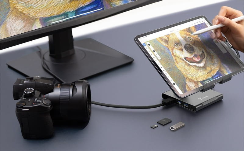 Док-станція J5create USB-C 8-в-1 (JTS224-N)