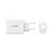 Фото - Мережевий зарядний пристрій J5create GaN USB-C 65W White (JUP3365E-EN) | click.ua