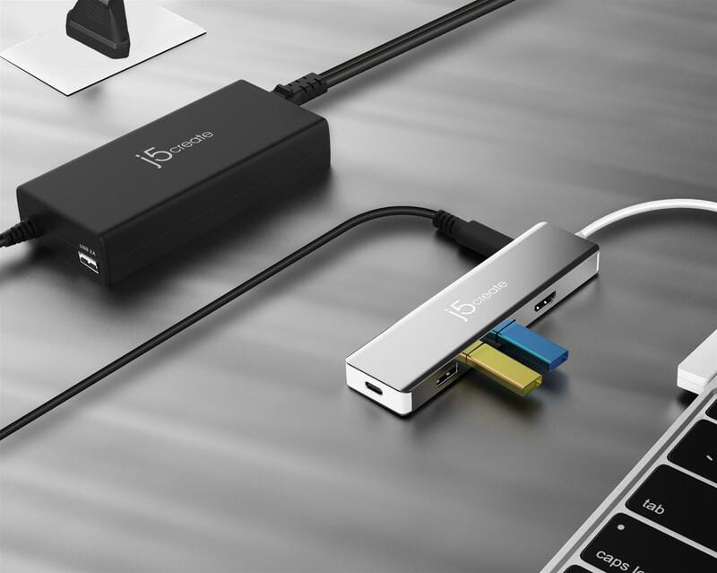 Мережевий зарядний пристрій J5create Super Charger 100W Black (JUP2290C-EN)