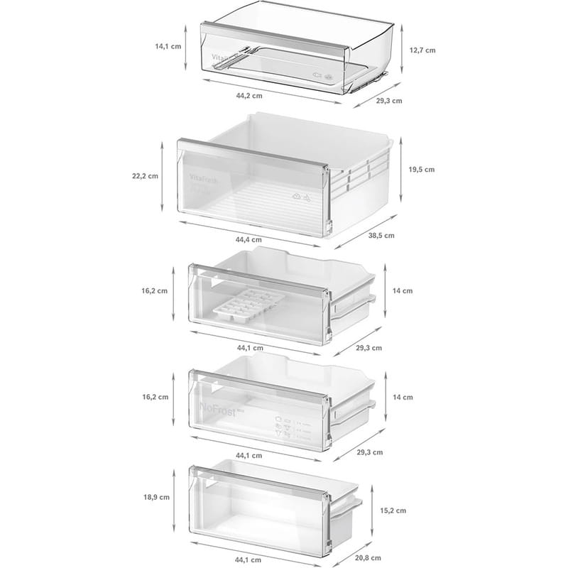 Встраиваемый холодильник Bosch KIN96VFD0