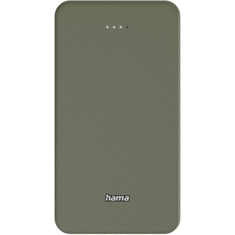 Універсальна мобільна батарея Hama Power Bank 20000mAh 15W Green (201716)