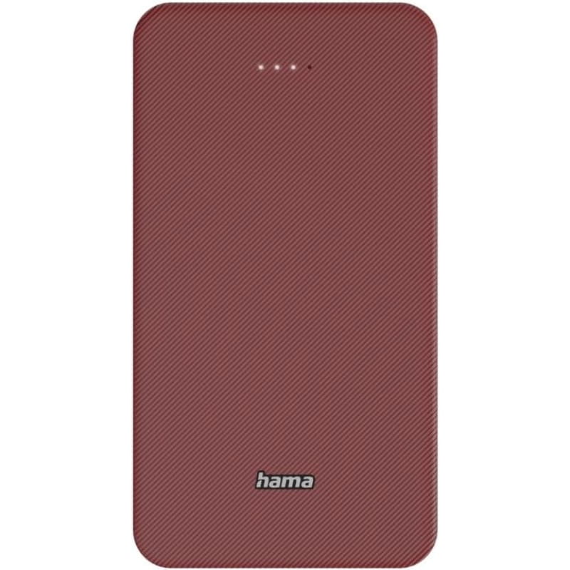 Универсальная мобильная батарея Hama Power Bank 20000mAh 15W Red (201717)
