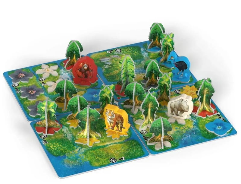 Настольная игра Lord of Boards Hutan: Жизнь в тропиках (LOB2411UA)