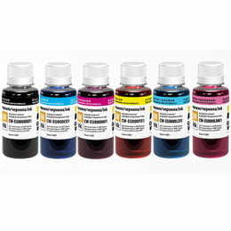 Комплект светостойких чернил ColorWay EPSON L800 BK/С/LC/LM/M/Y (CW-EU800SET01) 6х100мл