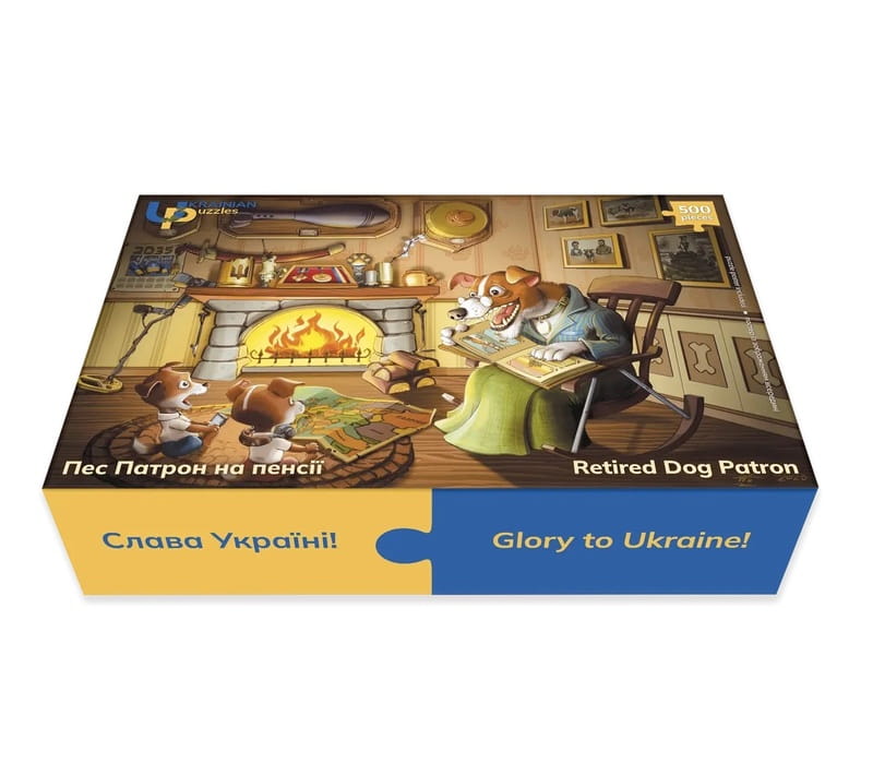 Пазл UkrainianPuzzles Пес Патрон на пенсії
