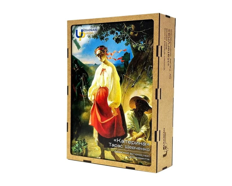 Пазл деревянный UkrainianPuzzles Екатерина. Тарас Шевченко