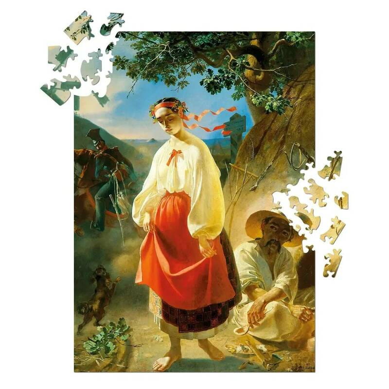 Пазл деревянный UkrainianPuzzles Екатерина. Тарас Шевченко