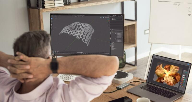 USB-хаб J5create USB-C 6-в-1 Grey (JCD403-N)