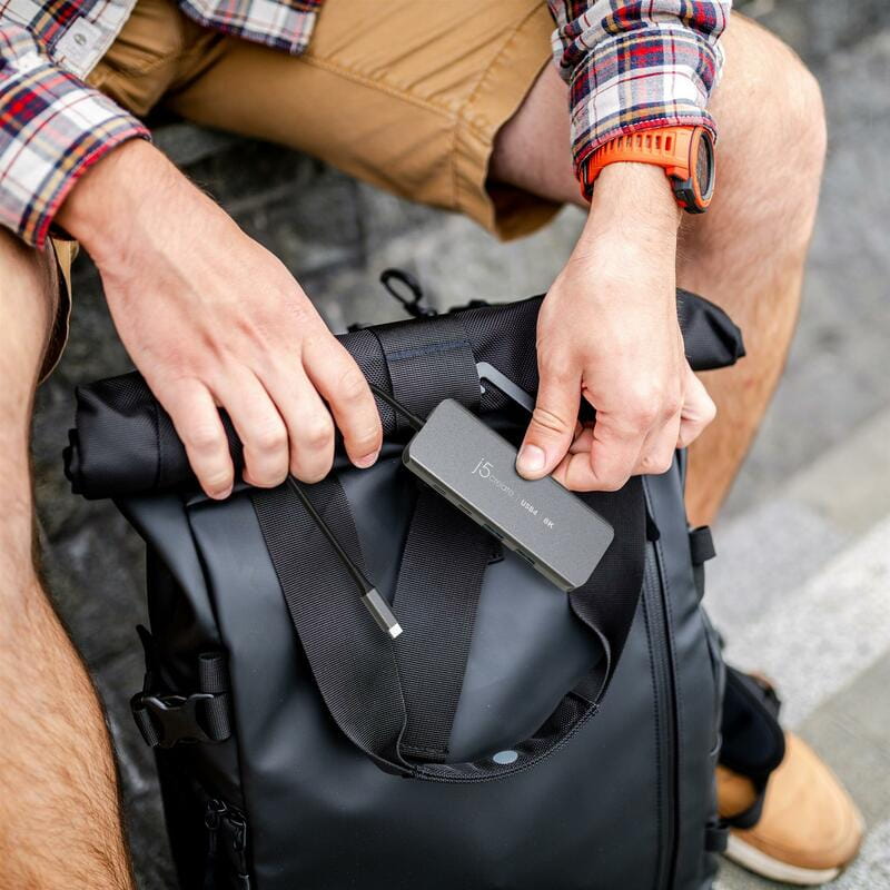 USB-хаб J5create USB-C 5-в-1 Grey (JCH453-N)