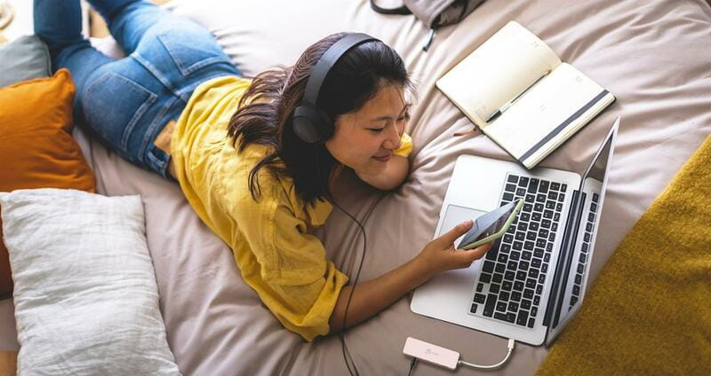 USB-хаб J5create USB-C 6-в-1 White (JCD373EW-N)