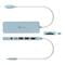 Фото - USB-хаб J5create USB-C 6-в-1 Cyan (JCD373EC-N) | click.ua