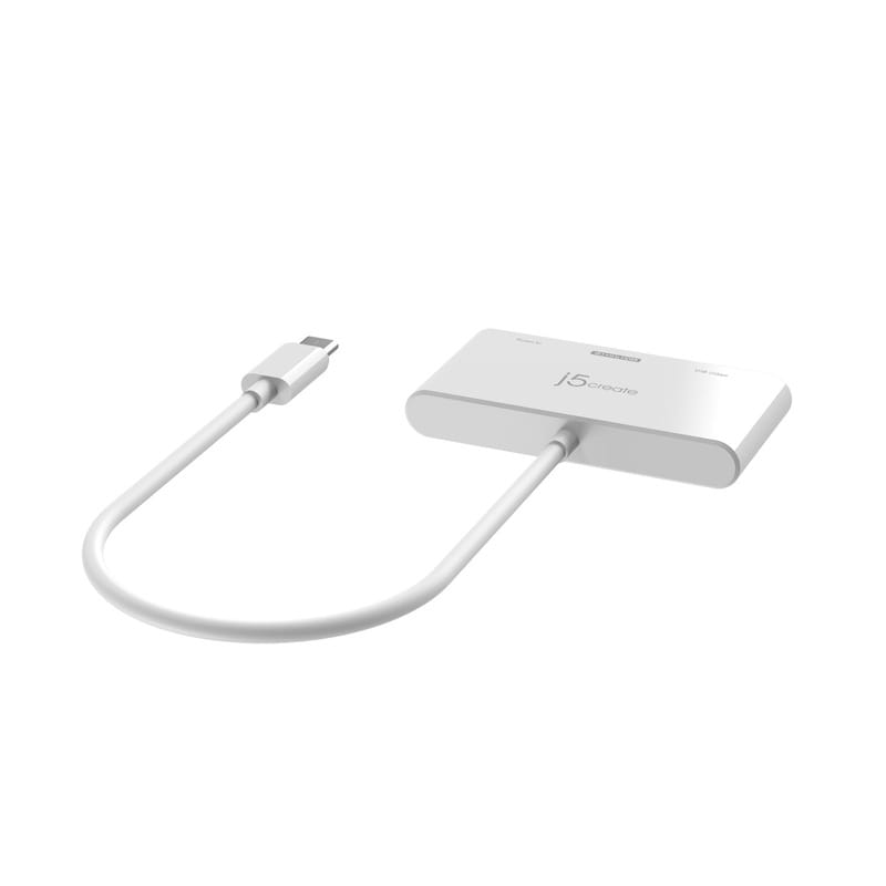 USB-хаб J5create USB-C 3-в-1 White (JCA399-N)