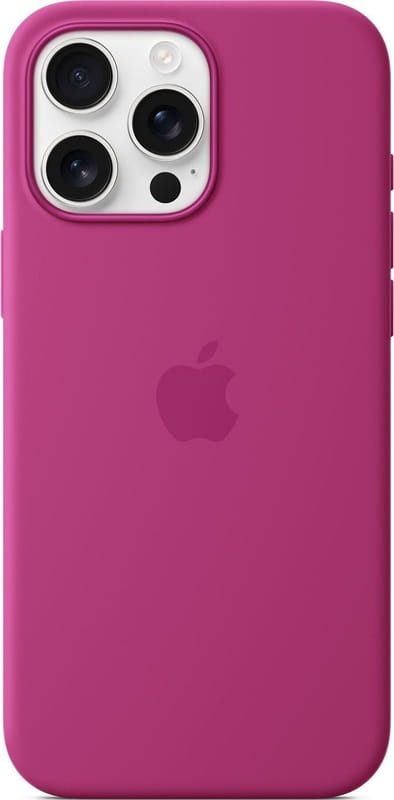 Чохол-накладка Apple Silicone Case with MagSafe для Apple iPhone 16 Pro Max Fuchsia (MYYX3)