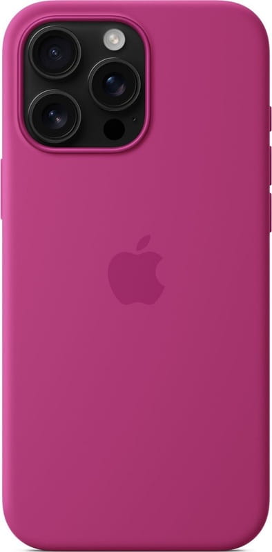 Чохол-накладка Apple Silicone Case with MagSafe для Apple iPhone 16 Pro Max Fuchsia (MYYX3)
