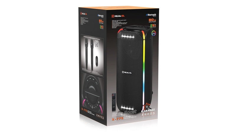 Акустична система REAL-EL X-775 Black