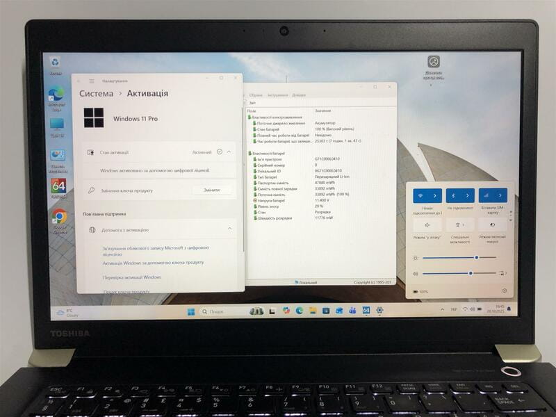 Ноутбук Toshiba Tecra X40-E / 14" FullHD IPS Touch / i5-8250U / 16GB / 256GB SSD / Wind11Pro / 4G/LTE / Backlight - Б/в