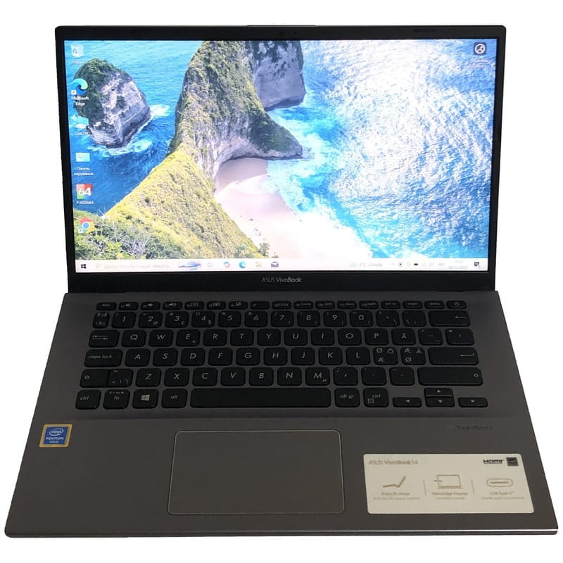 Ноутбук Asus VivoBook 14 F412F / 14" FullHD / Pentium Gold 5405U / 8GB / 128GB SSD / Win10 - Б/в