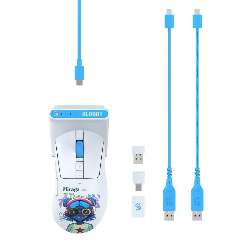 Мышь беспроводная Bloody R73 Ultra Duo Nyx Mirage