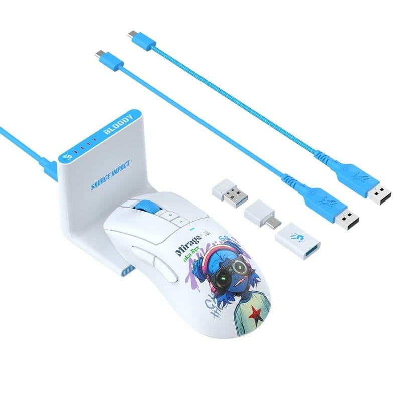 Мышь беспроводная Bloody R73 Ultra Duo Nyx Mirage