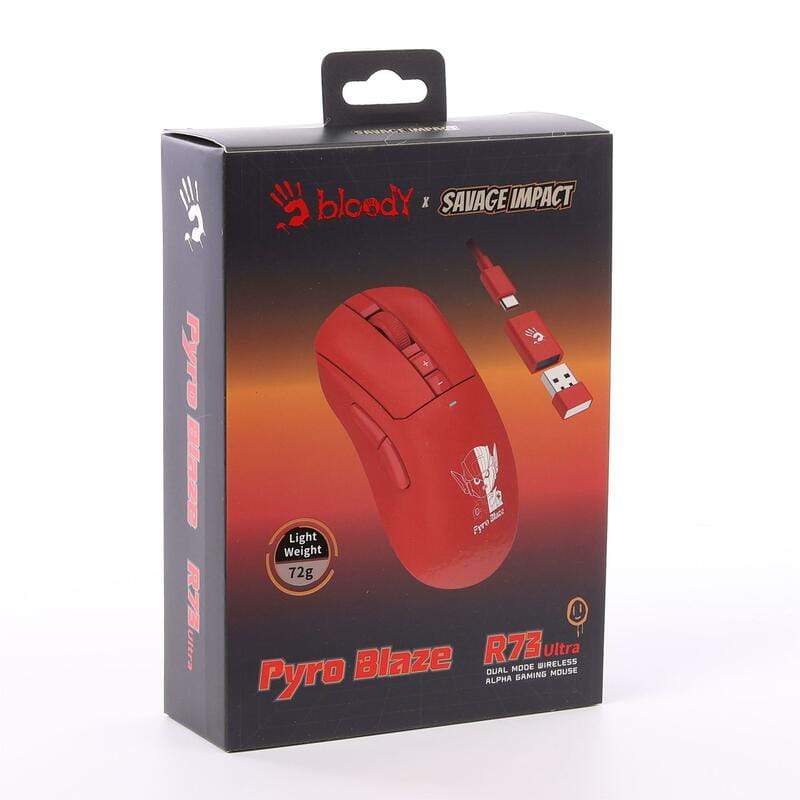 Мышь беспроводная Bloody R73 Ultra Pyro Blaze