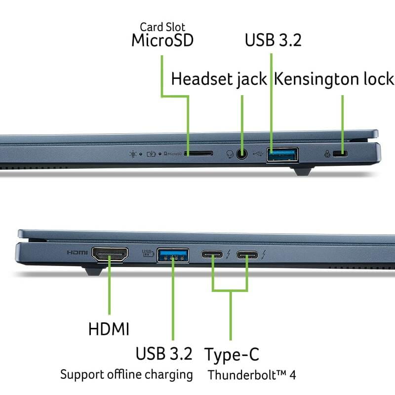 Ноутбук Acer Swift Go 14 SFG14-75 (NX.JNBEU.004) Silver