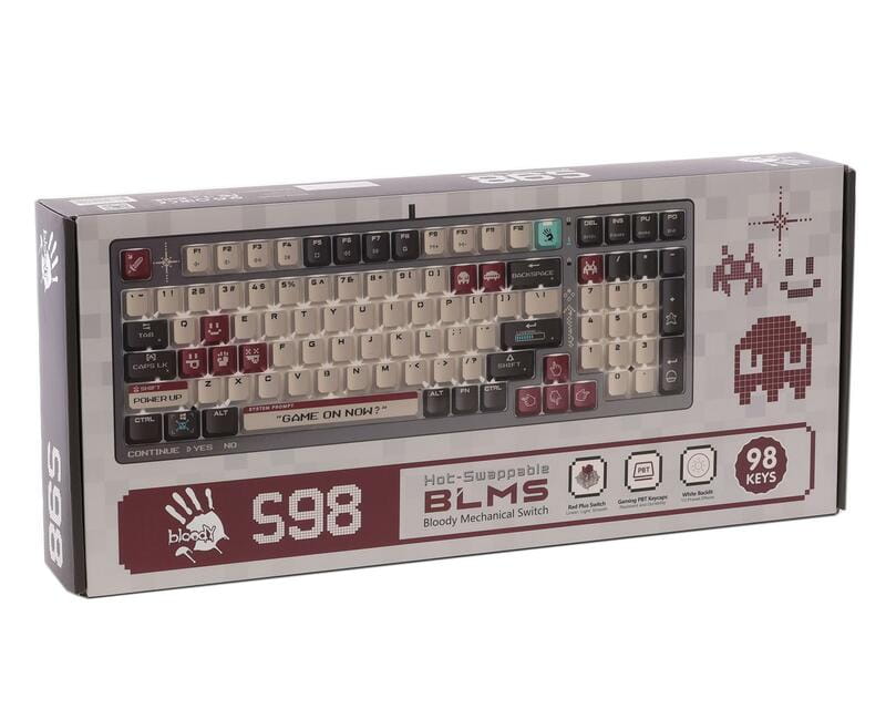 Клавіатура Bloody S98 Pixels Red