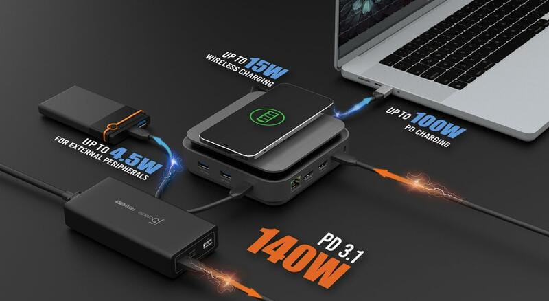 Док-станція J5create USB-C 12-в-1 (JCD3199-N)