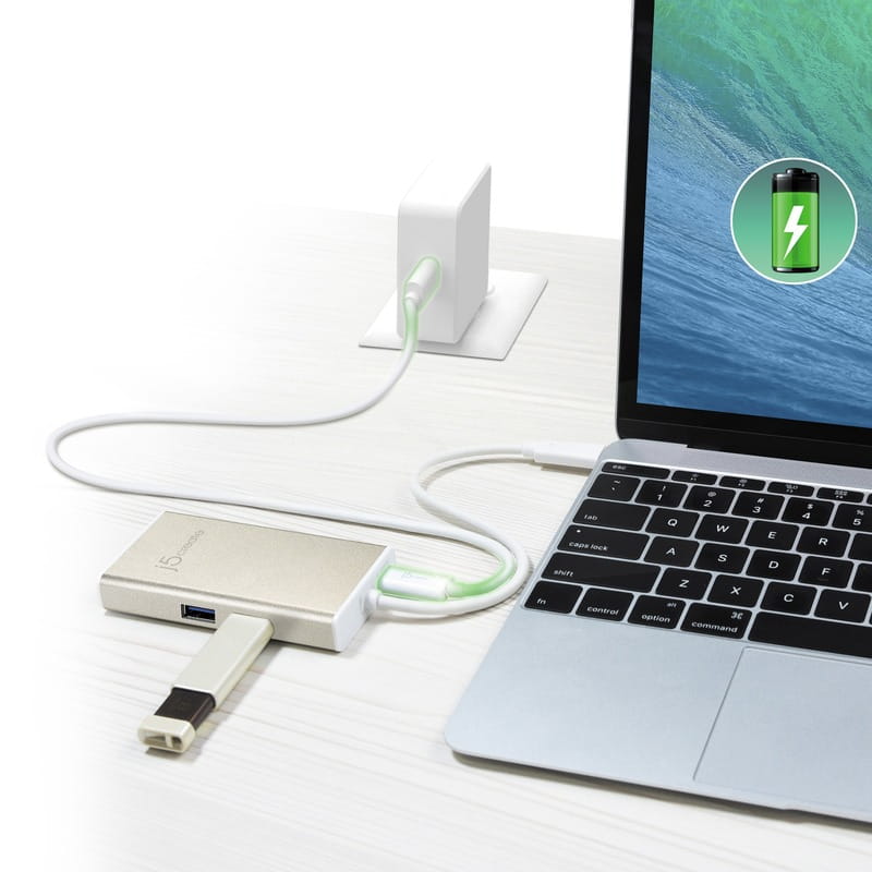 Док-станція J5create USB-C 5-в-1 (JCA374-N)