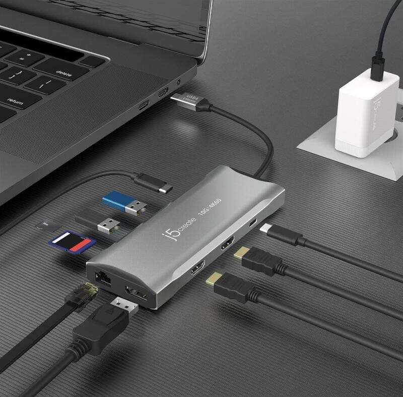 Док-станція J5create USB-C 11-в-1 (JCD397-N)