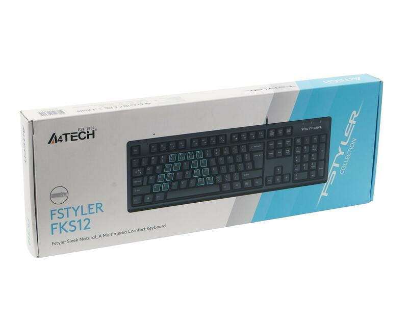 Клавіатура A4Tech FKS12 Black