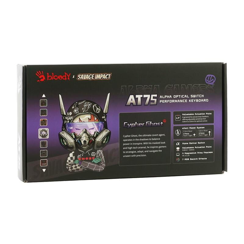 Клавиатура Bloody AT75 Cypher Ghost
