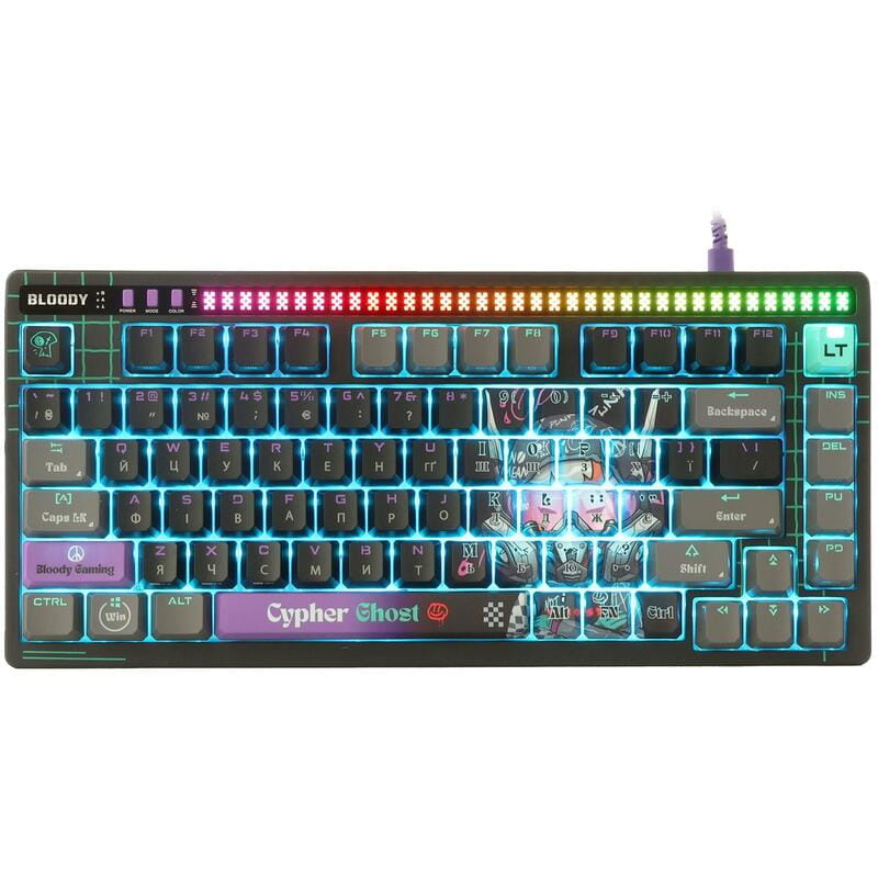 Клавиатура Bloody AT75 Cypher Ghost