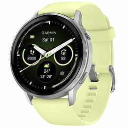 Смарт-часы Garmin Venu 4 45mm Silver with Citron Silicone (010-03014-42)