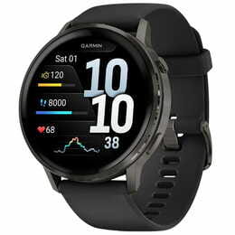 Смарт-часы Garmin Venu 4 45mm Black with Black Silicone (010-03014-40)
