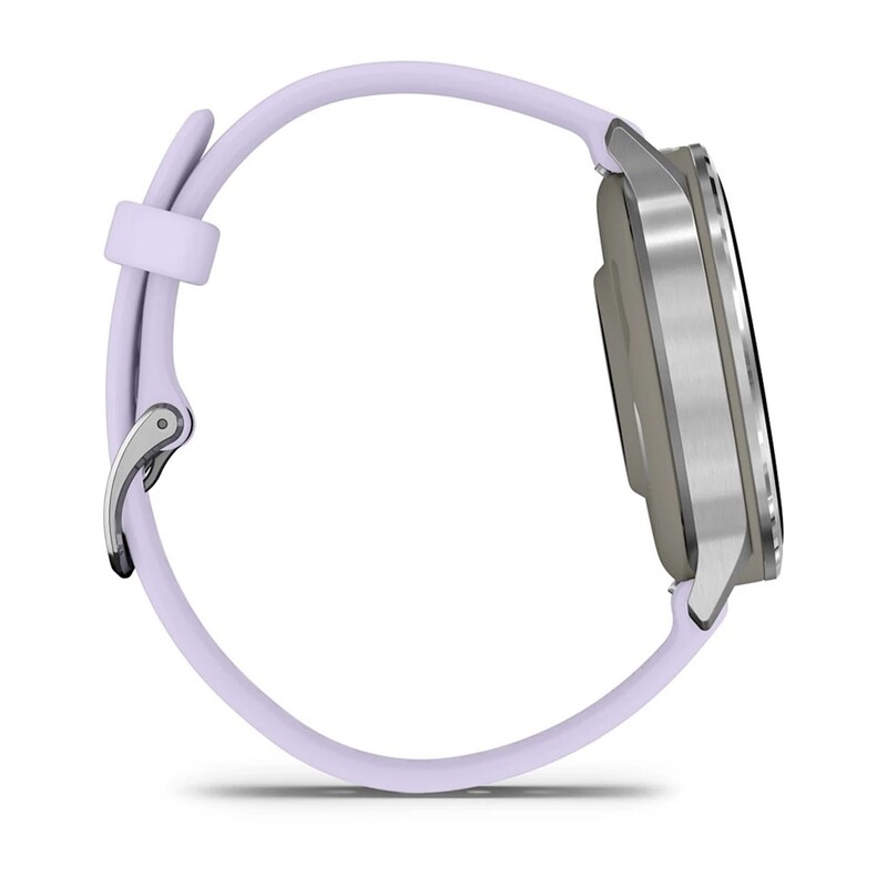 Смарт-годинник Garmin Venu 4 41mm Silver with Periwinkle Silicone (010-03013-41)