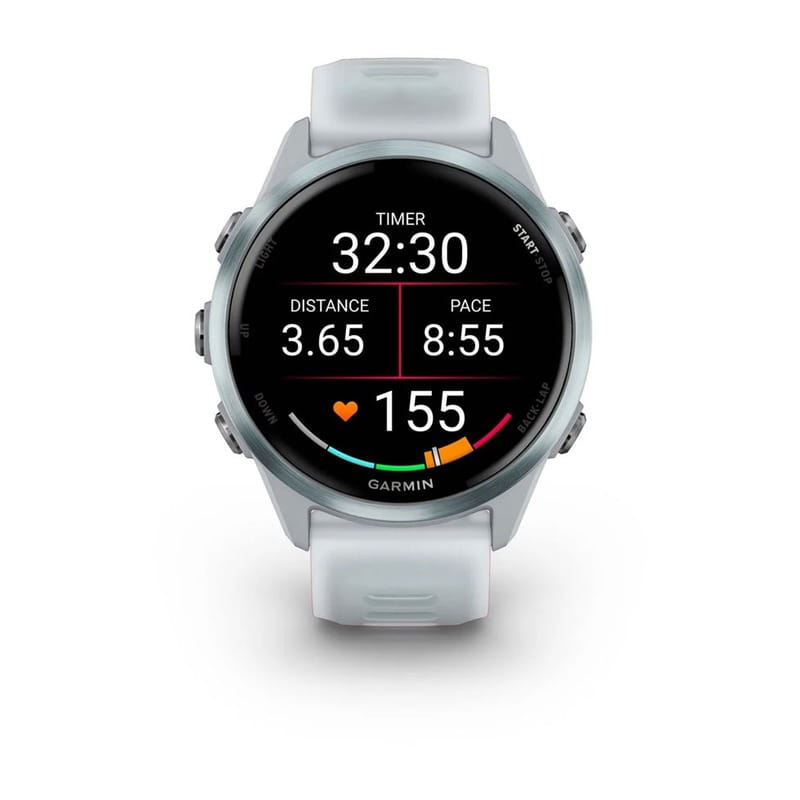 Смарт-часы Garmin Forerunner 570 42mm Cloud Blue with Cloud Blue/Translucent Whitestone with Silver Buckle (010-02970-41)