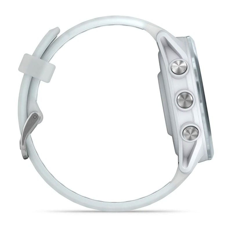 Смарт-часы Garmin Forerunner 570 42mm Cloud Blue with Cloud Blue/Translucent Whitestone with Silver Buckle (010-02970-41)